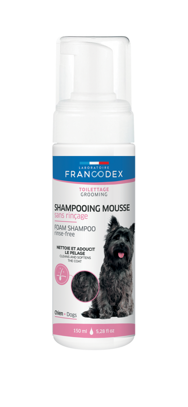 Francodex Rinse-Free Foam Shampoo For Dogs 150ml